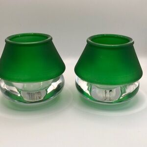 Biedermann Glass Votive Candle holder set of two